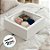 Caixa de Papel Rígido Quadrada com Imã e Visor - Branco - G 32x32x13cm - 1 unidade - Cromus - Rizzo - Imagem 4