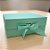 Caixa de Papel Rígido Retangular com Imã e Fita  - Tiffany - G 33x25x12cm - 1 unidade - Rizzo - Imagem 1