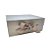 Caixa de Papel Rígido Retangular com Imã e Fita  - Prata - M 28,2x20,2x9,2cm - 1 unidade - Rizzo - Imagem 2