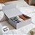 Caixa de Papel Rígido Retangular com Imã - Gris - GG 38x28x11cm - 1 unidade - Cromus - Rizzo - Imagem 4