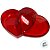Caixa Acrílica Coração Transparente - Vermelho - 13x13x4cm - 350ml - 1 unidade - Rizzo - Imagem 3