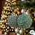 Bolas De Natal - Verde Menta - Lantejoula e Glitter - 8cm  - 12 unidades - Rizzo - Imagem 4