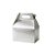 Caixa Sacolinha S11 (16x10,2x9,5cm) Prata Texturizada 10 unidades Assk Rizzo Embalagens - Imagem 2
