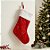 Meia de Natal para Pendurar - Vermelho Metalizado - 45cm - 1 unidade - Rizzo - Imagem 1