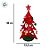Enfeite de Madeira - Árvore de Natal Vermelha - 18x13,5cm - 1 unidade - Rizzo - Imagem 4