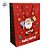 Sacola de Papel de Natal - Feliz Natal - Vermelho - 27cm - 1 unidade - Rizzo - Imagem 2