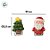 Mini Prendedor de Natal - Papai Noel e Árvore de Natal - 2,5x1cm - 4 unidades - Rizzo - Imagem 3
