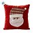 Capa Para Almofada de Natal - Papai Noel - Vermelho - 45cm - 1 unidade - Rizzo - Imagem 2
