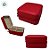 Mini Porta Jóias Portátil - Vermelho Cereja - 9,5cm - 1 unidade - Rizzo - Imagem 2