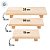 Kit Bandejas para Doces em Madeira Pinus - 25x12cm - 1 unidade - Rizzo - Imagem 3
