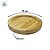 Bandeja Redonda em Madeira Pinus - 11cm - 1 unidade - Rizzo - Imagem 3