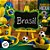 Lousa MDF Verde e Amarelo 26x30cm - 1 unidade - Rizzo - Imagem 3