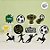 Mini Personagens Decorativos - Futebol - 12 unidades - Regina - Rizzo - Imagem 1