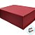 Caixa de Papel Rígido Retangular com Imã - Oxford Vermelho - GG 38x28x11cm - 1 unidade - Cromus - Rizzo - Imagem 2