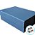 Caixa de Papel Rígido Retangular com Imã - Oxford Azul Marinho - GG 38x28x11cm - 1 unidade - Cromus - Rizzo - Imagem 2
