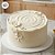 Base Para Bolo Cake Board em MDF - Branca - 35cm - 1 unidade - Rizzo - Imagem 2