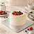 Base Para Bolo Cake Board Quadrada - Prata - 19cm - 1 unidade - Rizzo - Imagem 2