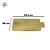 Base Laminada para Doces Retangular - Ouro - 14,5cm - 25 unidades - Rizzo - Imagem 4