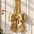 Escapulário de Porta Decorativo com Laço Lamê Dourado - 170cm - 1 unidade - Rizzo - Imagem 1