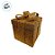 Caixa de Presente Decorativa para Cenário - Dourado Glitter - 15cm - 1 unidade - Rizzo - Imagem 3