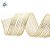 Fita Aramada Decorativa de Natal - Listrada Branco e Dourado - 9,14m - 1 unidade - Cromus - Rizzo - Imagem 3