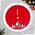 Saia Para Árvore de Natal Redonda - Vermelho com Papai Noel - 90cm - 1 unidade - Cromus - Rizzo - Imagem 1