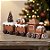 Trem Decorativo de Natal - Marrom e Branco - 8,5x17x5cm - 1 unidade - Cromus - Rizzo - Imagem 1