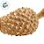 Enfeite Decorativo de Resina - Pinha Ouro - 18x10x10cm - 1 unidade - Cromus - Rizzo - Imagem 2