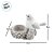 Porta Vela Decorativo - Passarinho e Pinha Branco - 12x8x9cm - 1 unidade - Cromus - Rizzo - Imagem 3