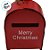 Enfeite para Pendurar de Natal - Mini Correio Vermelho - 7x4,5x2,5cm - 1 unidade - Cromus - Rizzo - Imagem 2