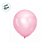 Balão de Festa Redondo Profissional Látex Liso Perolado - Rosa - Rizzo - Imagem 2
