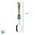 Kit Colher com Protetor e Chaveiro - Stitch - Disney Original - 1 unidade - Simonaggio - Rizzo - Imagem 3