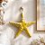 Enfeite Decorativo Para Pendurar em Resina - Estrela do Mar - Amarelo - 13cm - 1 unidade - Rizzo - Imagem 2
