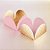 Porta Forminha Duo - Rosa e Ouro Metalizado - 3,5x2,5cm - 50 unidades - Regina - Rizzo - Imagem 1
