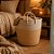 Cesto Organizardor Decorativo Poliester - Bege - 28x33cm - 1 unidade - Rizzo - Imagem 1