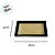 Bandeja Decorativa Organizadora - Trançado 2 - Preto - 26x38cm - 1 unidade - Rizzo - Imagem 2