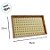 Bandeja Decorativa Organizadora - Trançado Ornamental - Marrom - 22x35x2,4cm - 1 unidade - Rizzo - Imagem 2