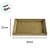 Bandeja Decorativa Organizadora - Trançado 2 - Bege - 22x35x2,4cm - 1 unidade - Rizzo - Imagem 2