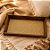 Bandeja Decorativa Organizadora - Trançado 2 - Marrom - 22x35x2,4cm - 1 unidade - Rizzo - Imagem 1