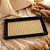 Bandeja Decorativa Organizadora - Trançada - Preto - 22x35x2,4cm - 1 unidade - Rizzo - Imagem 1