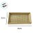 Bandeja Decorativa Organizadora - Trançada - Bege - 22x35x2,4cm - 1 unidade - Rizzo - Imagem 2