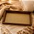 Bandeja Decorativa Organizadora - Trançado 2 - Marrom - 12x22cm - 1 unidade - Rizzo - Imagem 1