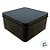 Lata de Metal Quadrada - Preto - 11,5x11,5x5,5cm - 1 unidade - Rizzo - Imagem 3