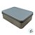 Lata de Metal Retangular - Prata - 12x9x4cm  - 1 unidade - Rizzo - Imagem 3