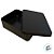 Lata de Metal Retangular - Preto - 12x9x4cm  - 1 unidade - Rizzo - Imagem 2