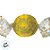 Papel Trufa 14,5x15,5cm - Arabesco Ouro e Amarelo - 100 unidades - Cromus - Rizzo - Imagem 2