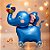 Balão Pet com Rodinha - Elefante Azul - 1 unidade - Rizzo - Imagem 1