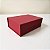 Caixa de Papel Rígido Retangular com Imã - Oxford Vermelho - P 24,5x17,5x8cm - 10 unidades - Cromus - Rizzo - Imagem 1