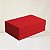 Caixa de Papel Rígido Retangular com Imã - Vermelho - P 24,5x17,5x8cm - 10 unidades - Cromus - Rizzo - Imagem 1