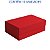 Caixa de Papel Rígido Retangular com Imã - Vermelho - P 24,5x17,5x8cm - 10 unidades - Cromus - Rizzo - Imagem 2